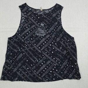 Anthropologie Tank Top Womens Medium Geometric Sleeveless Pattern Boho